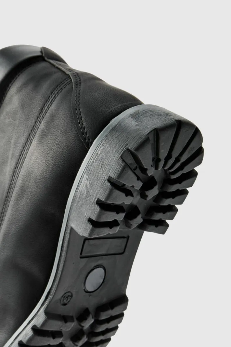 Hot boohooMAN Worker Boot black