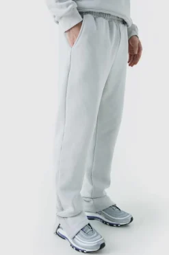 Outlet boohooMAN 1/4 Zip Funnel Neck Atlanta Sweatshirt Tracksuit light grey